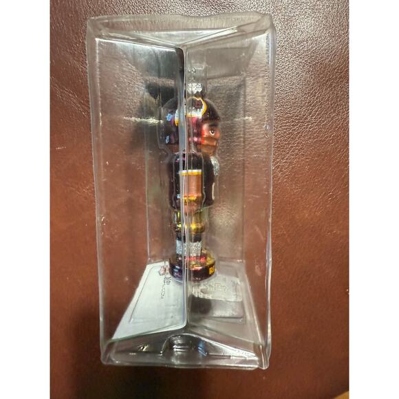 Washington Redskins Blown Glass Ornament Nutcracker NFL Licensed Rare NIB - Picture 4 of 9